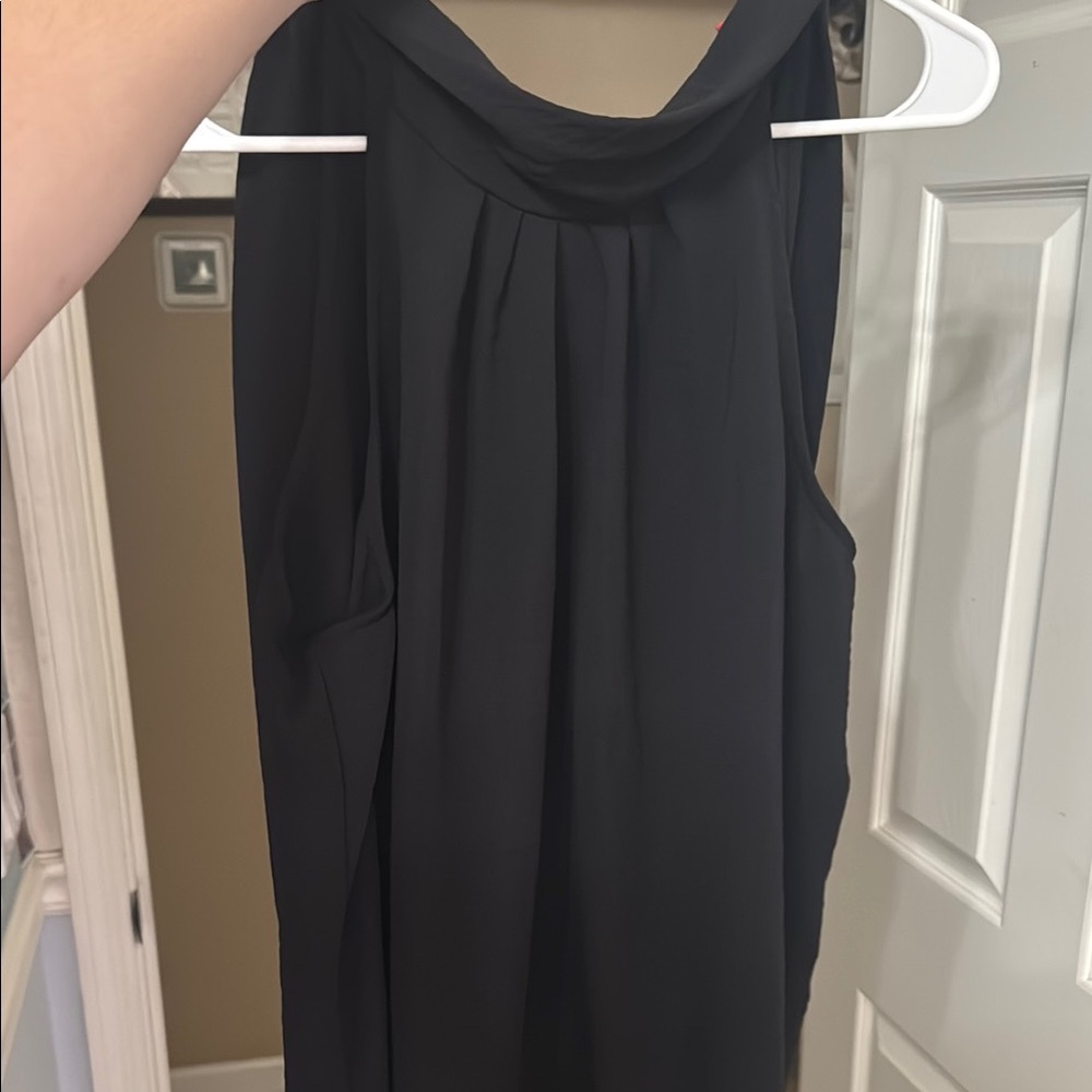 Elegant Black Sleeveless Dress